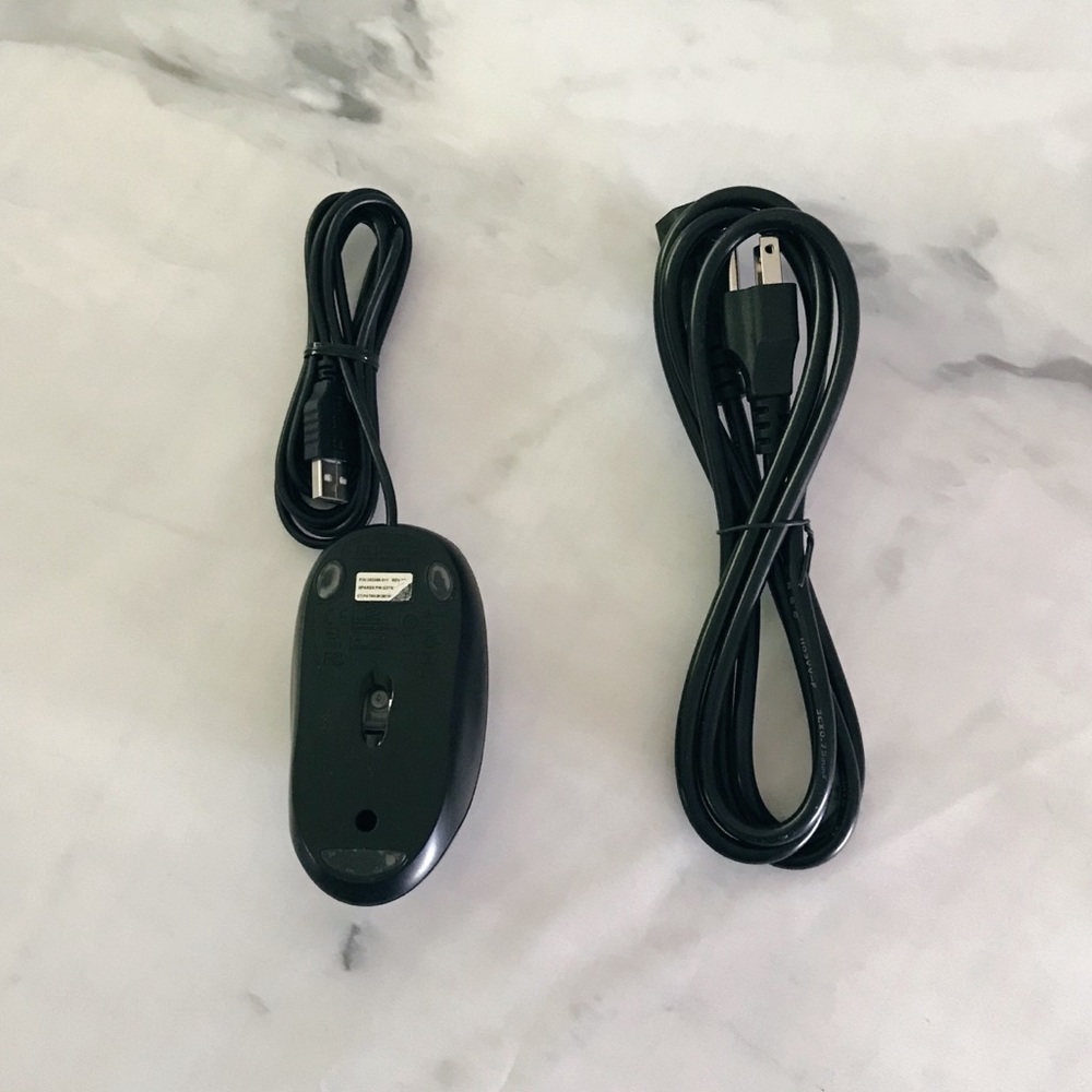 NWOT HP Hewlett-Packard 265986-001 USB Mouse 3 Prong AC Power Cord Set - Picture 4 of 7